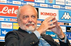 Timore in Serie A: De Laurentiis positivo al Covid