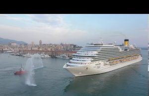 Costa Diadema è partita da Genova | Video e Foto