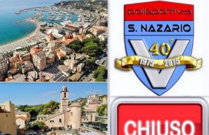 Covid, chiusa la Polisportiva San Nazario di Varazze