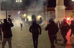 Manifestazione contro il nuovo Dpcm: disordini a Roma