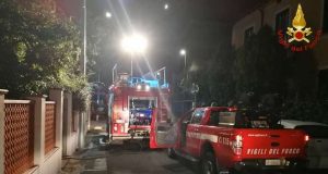 Villa Fontane, incendio abitazione: tre ricoverati in ospedale