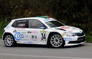 Roberto Malvasio testa la Hyundai i20 al Challenge Valpolcevera