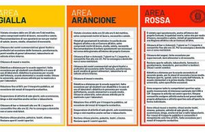 Ecco la mappa delle Regioni: da gialla a rossa, tutte le restrizioni