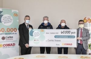 Conad, consegnati alla Caritas Italiana i 240mila euro