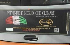 Prevenire è meglio che cremare: campagna pubblicitaria choc di azienda genovese