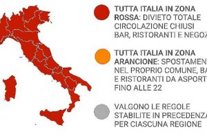 Le regole valide le Aree Rosse e quelle Arancioni