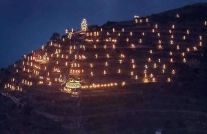 Anche quest’anno acceso il presepe di Manarola di Mario Andreoli