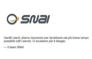 Sito Snai e app down da oltre 24 ore: attacco hacker?
