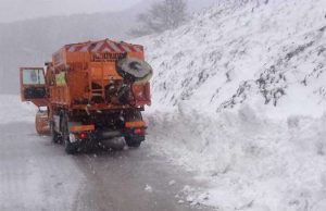 Entroterra, Arpal: allerta gialla per neve prolungata fino a mezzanotte. Le previsioni