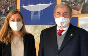 Bucci accoglie a Tursi Maria Vedrinskaya, console generale della Federazione Russa