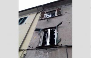 Esplosione appartamento Ronco Scrivia: ferito portato via in elicottero