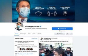 Renzi a casa. Pagina Facebook di Conte hackerata?