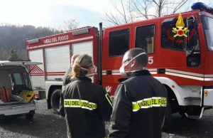 Cacciatore 77enne s’infortuna sopra S. Olcese, soccorso dai VVF