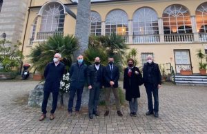 Chiavari, Garibaldi e Brunetto al Centro Benedetto Acquarone e Villaggio del Ragazzo