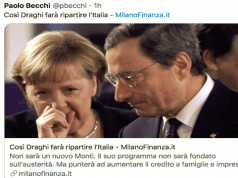 Becchi: Draghi non sarà un nuovo Monti e così farà ripartire l’Italia. Niente austerità