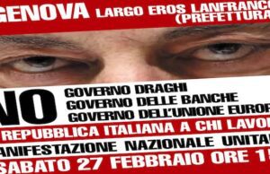Partito Comunista, domani i veri compagni in piazza a Genova: no al Governo Draghi