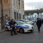 Controlli Covid della Polizia locale a Genova, martedì 15 marzo