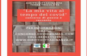 Al via il concorso di poesia La mia vita al tempo del Covid
