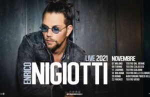Rinviato il tour teatrale di Enrico Nigiotti
