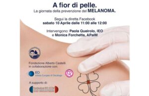 A fior di pelle, sabato 10 aprile la giornata della prevenzione del Melanoma