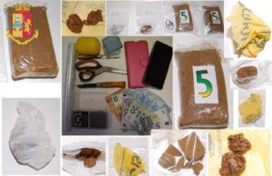 La Polizia arresta a Savona due pusher italiani con cannabinoidi ed eroina