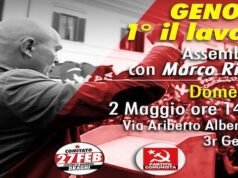 Partito Comunista, Rizzo domenica a Genova: contro Governo Draghi, UE e Nato