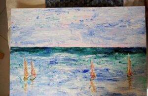 A Loano la mostra Giochi d’acqua di Cristina Sartore