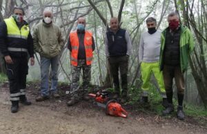 Mai: ripristinata strada bianca Colle Scravaion-Pretto di Erli, lavoro di squadra