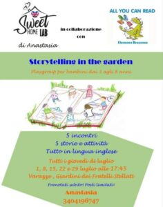 Storytelling in the garden a Varazze