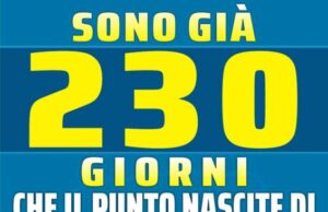 Punto nascite chiuso da 230 giorni Punto nascite chiuso da 230 giorni