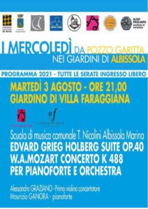 Concerto violino e pianoforte ad Albissola Marina