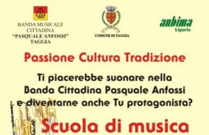 Taggia, domani piazza Cavour: concerto della Anfossi Taggia, domani piazza Cavour, Concerto della Anfossi