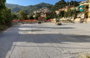 Park temporaneo sul cantiere di via Gastaldi ad Alassio Un park temporaneo sul cantiere di Via Gastaldi ad Alassio