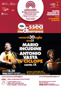 A Ventimiglia teatro con Giuseppe Cederna