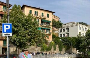Inaugurata la passerella a sbalzo in via Bettolo a Camogli