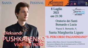 Concerto di Oleksandr Pushkarenko a Santa Margherita