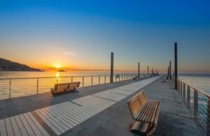 Red carpet sul molo Bestoso di Alassio Red carpet sul molo Bestoso di Alassio