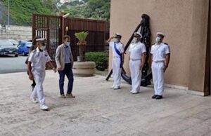Il Procuratore Pelosi in visita alla Capitaneria di Porto di Savona