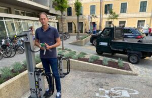 A Diano colonnine per bici elettriche A Diano colonnine per bici elettriche
