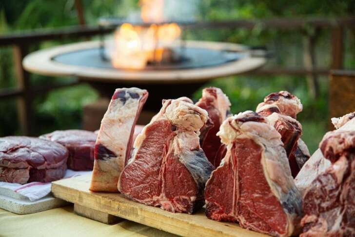Lezione e degustazione tra griglia e bistecche