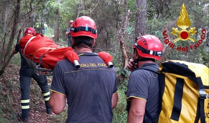 VVF e soccorso alpino intervengono per turista ferito al Muzzerone