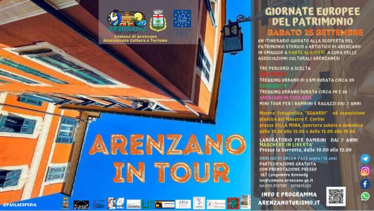 Arenzano in tour il 25 settembre