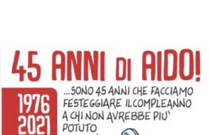 Aido Cuneo compie 45 anni. Donare organi è atto di vita. Intesa con Avis