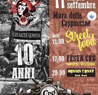 10 anni di Cafè Racer Genova. Oggi street food, mercatino e musica di Civ Carignano in Mura Cappuccine