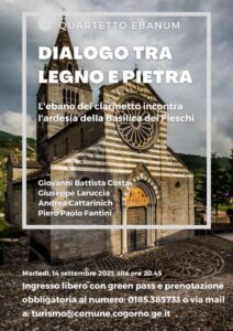 A Cogorno il concerto del Quartetto Ebanum