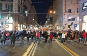 No Green pass | Tredicesimo sabato di fila di manifestazione Manifestazione No Green Pass in via XX Settembre