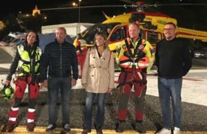 Tigullio, Garibaldi: primo volo notturno elisoccorso Regione Liguria