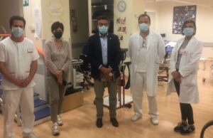 Sanità territoriale, Brunetto visita ospedale La Colletta e Centro NeMo