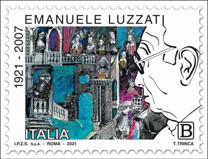 Francobollo celebrativo per Emanuele Luzzati