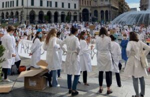 Protesta a De Ferrari, Garibaldi: a fianco degli studenti di Medicina